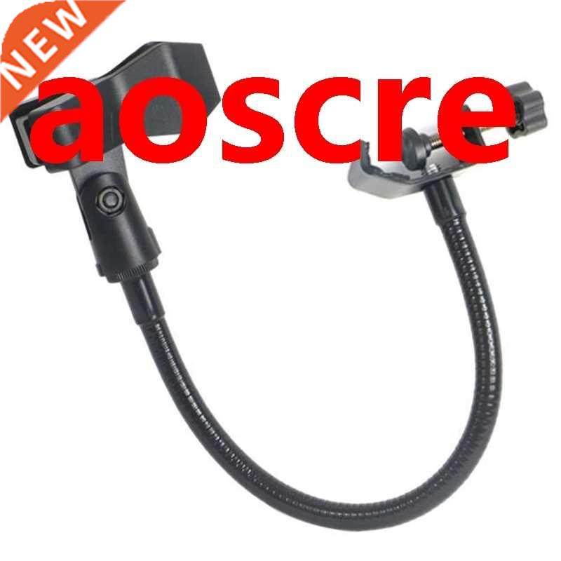 Flexible Gooseneck Microphone Stand with Desk Clamp for Radi
