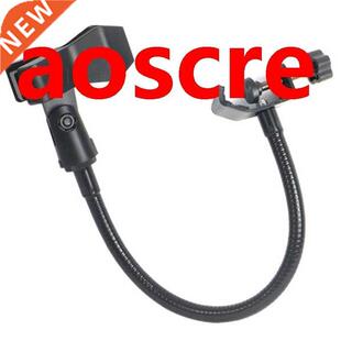Flexible Gooseneck Microphone Stand with Desk Clamp for Radi