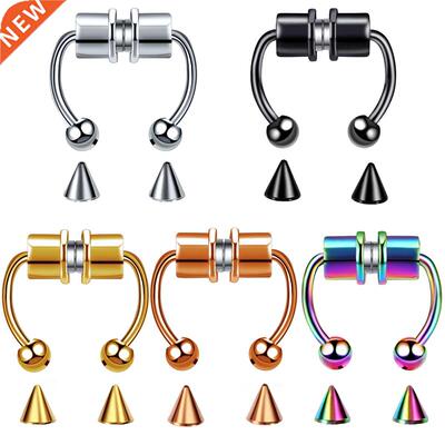 Magnet Septum Ring Non Pierced Magnetic Nose Rings Stainless