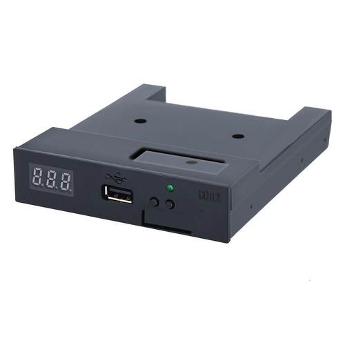 NEW Black SFR1M44-U100K 5V .5 1.44MB 1000 Floppy Disk Drive