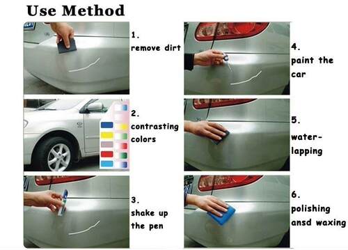 8 Colors 12ml New Professional Car Paint Repair Pen Waterpro