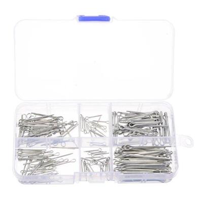 Split Cotter Pins with Plastic Box Cotter Fixings Assorted S