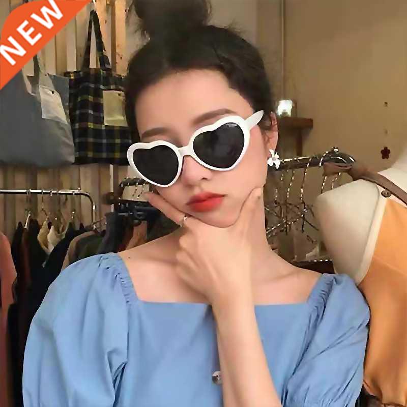 Peach heart Sunglasses love Sunglasses European and American