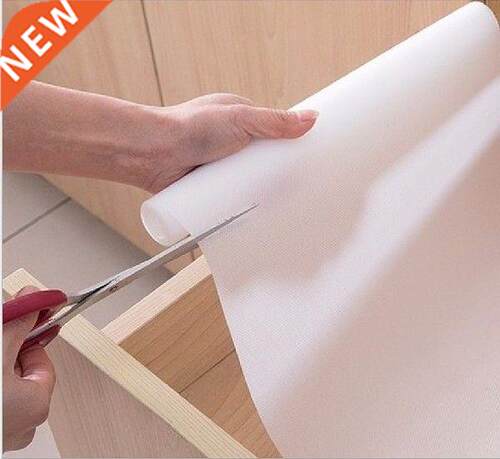 45*400 cm Clear Waterproof Oilproof Shelf Cover Mat Drawer