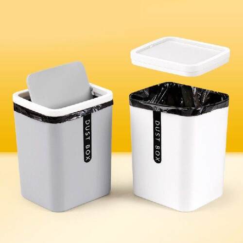 Creative Mini Desktop Trash Can Tabletop Plastic Waste Bin