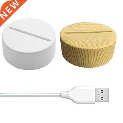 Handmade Ornament Night Lamp Base Stand LED Light 3D