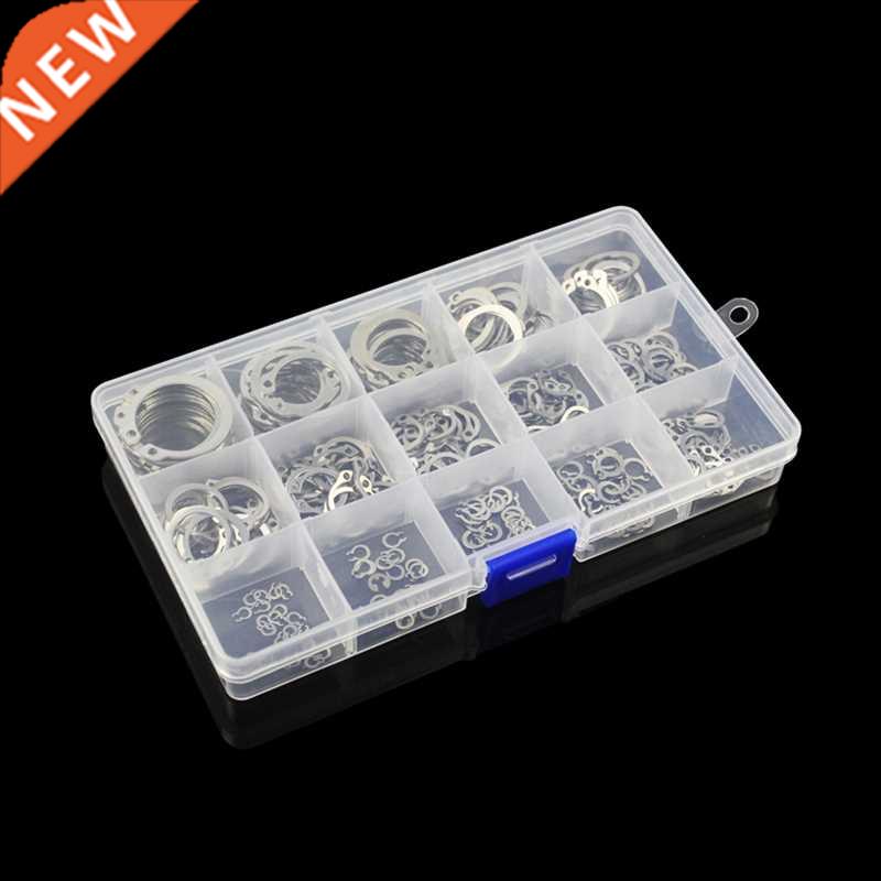 225pcs 04 Stainless Steel Shaft Retaining ring M-M25 15 si