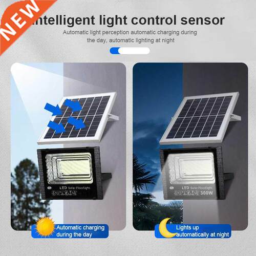 300W 1400 LEDs Solar Light Outdoor Solar Lamp Waterproof For
