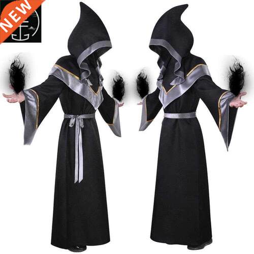 Golden Velvet Death Cloak Halloween Death Wizard cosplay