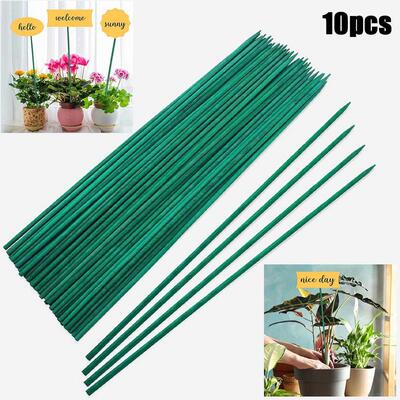 10pcs 40cm Plant Support Pile Stand For Flowers Greenhouse A