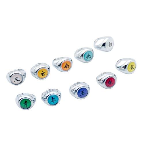 Anime Cosplay Ring Set Akatsuki Itachi Ring for Women Men Me