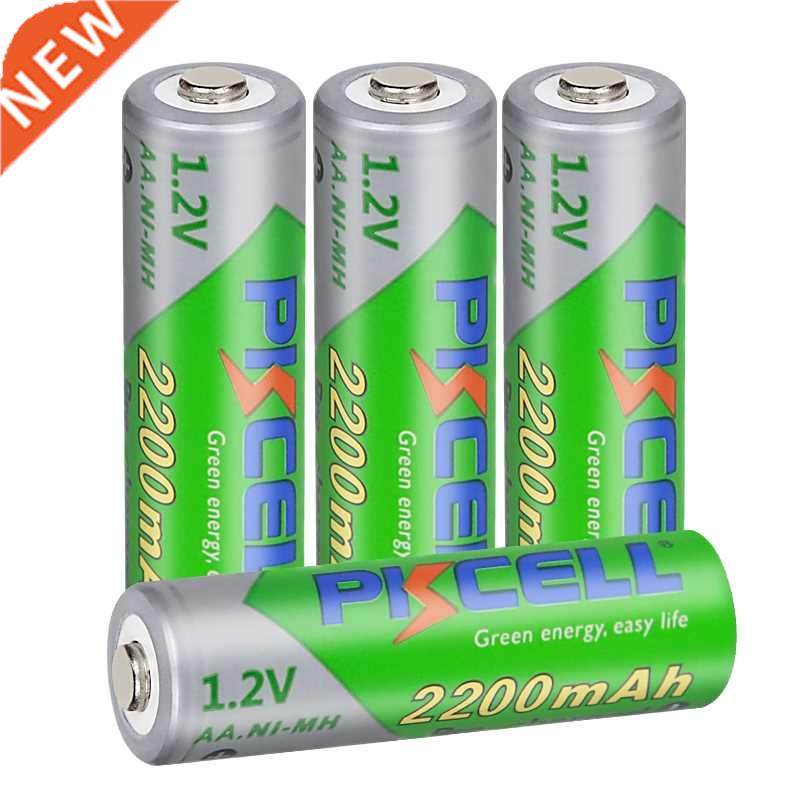 2/4Pcs PKCEE 1.2V 2200mAh AA Rechargeable Battery Low Self d图片