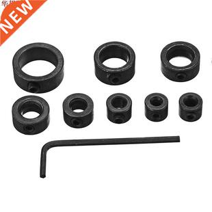 8pcs 3-16mm Drill Bit Shaft Depth Stop Collars Woodworking D