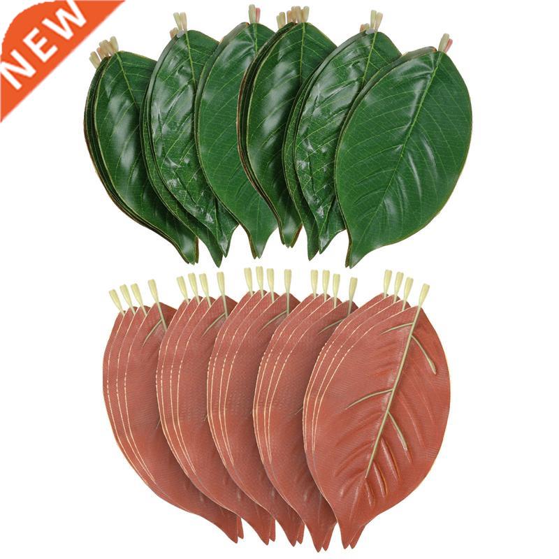 50pcs Fake Magnolia Leaves Artificial Plant Leaves