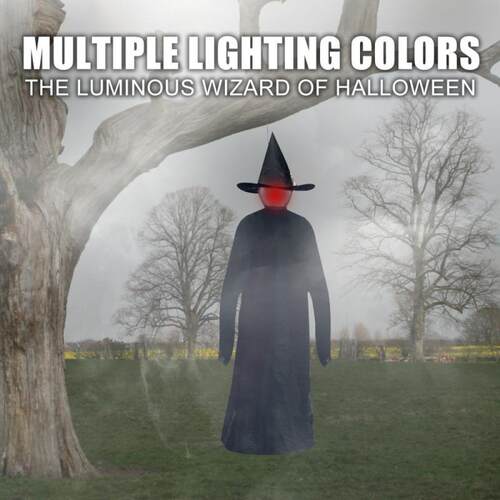 Halloween Witch Ornaments Lighting Scene Glowing Sounding