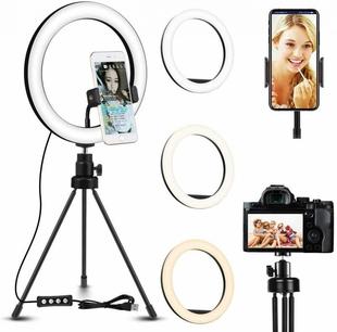 Photography LED Selfie Ring Light USB Dimmable Camera Phone