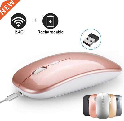 Wireless Touch Mouse Optical USB Receiver Slim Silent Ergono