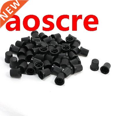 50pcs 6mm Shaft Black Mark Potentiometer Control Volume Knob