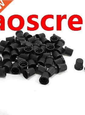 50pcs 6mm Shaft Black Mark Potentiometer Control Volume Knob