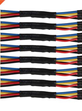 8pcs Fan Resistor Cables PC Cooling Fan Reduce 4 Pin Power R