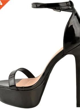 Women Sandals Sexy Open Toes 14cm Supper Flash High Heels Pa