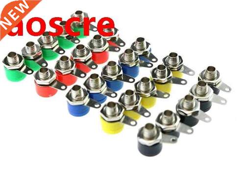 10pcs/lot 4mm Banana Binding Post 4mm Banana Socket Free Shi
