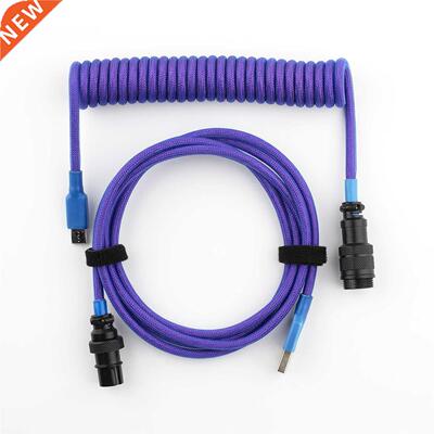 Dropshipping Coiled 1.8M Type C USB Cable gx16 for Mechanica