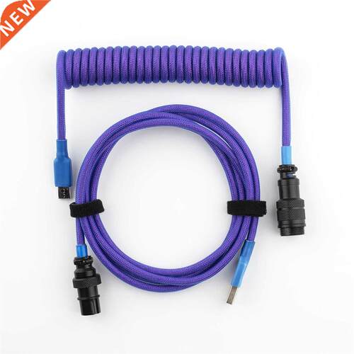 Dropshipping Coiled 1.8M Type C USB Cable gx16 for Mechanica