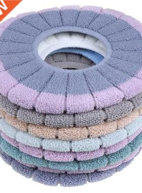 Warm Soft Washable Toilet Cover Seat Lid Top Cover Pad Bathr