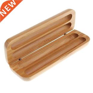 Portable Bamboo Fountain Pen Display Box Case Container