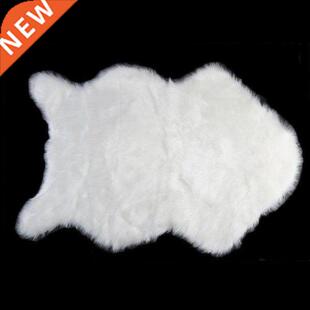 4 Colors Soft Faux Sheepskin Chair Warm Hairy Carpet Seat