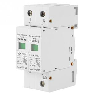 220V 2P 40KA House Surge Protective Low-voltage Arrester Dev