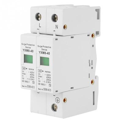220V 2P 40KA House Surge Protective Low-voltage Arrester Dev