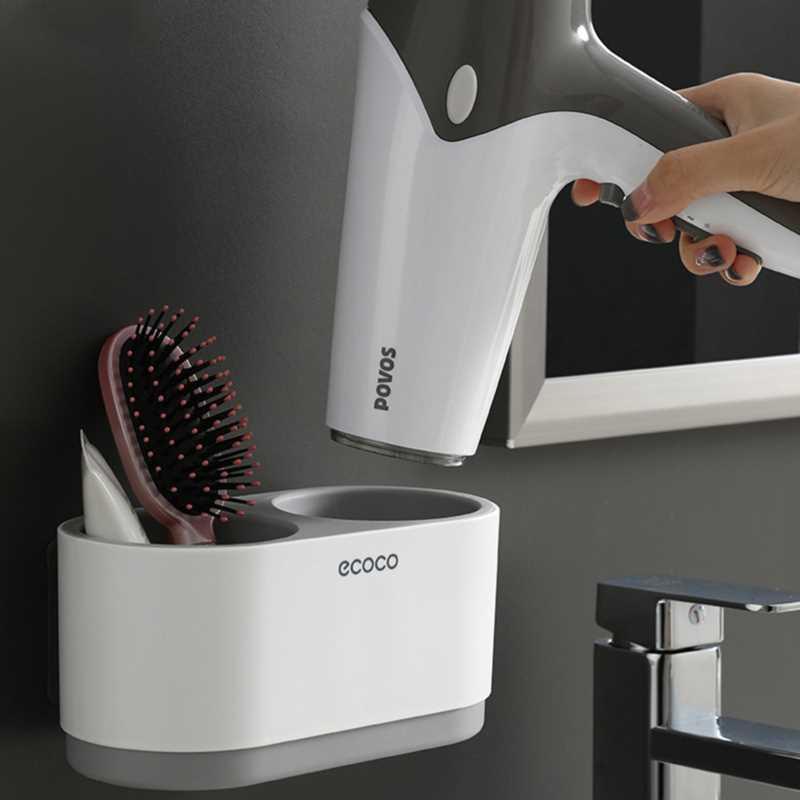 Magic No Trace Stickers Wall-Mounted Storage Racks Creative