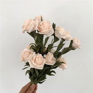 Artificial Rose Flowers Real Touch Wedding Home Table Decor