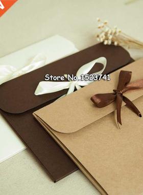 10pcs New 3 Color Envelope Kraft Paper Bags Diy Collect