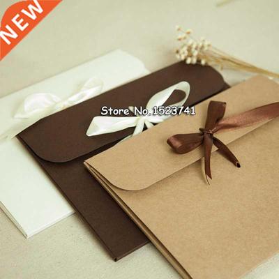 10pcs New 3 Color Envelope Kraft Paper Bags Diy Collect
