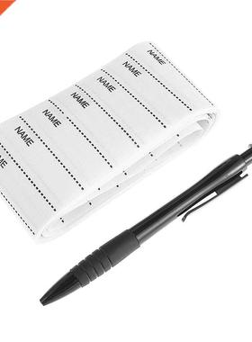 200pcs white name tag custom woven labels laundry marker set