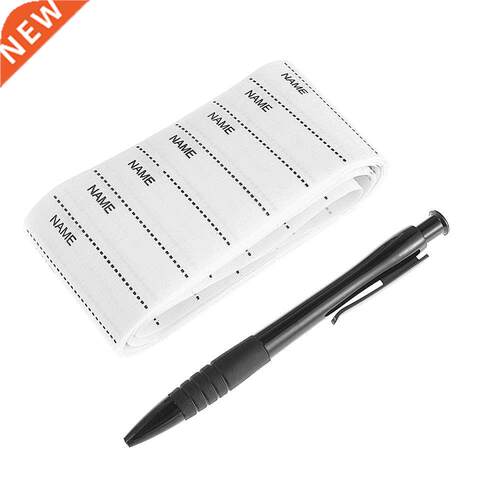 200pcs white name tag custom woven labels laundry marker set