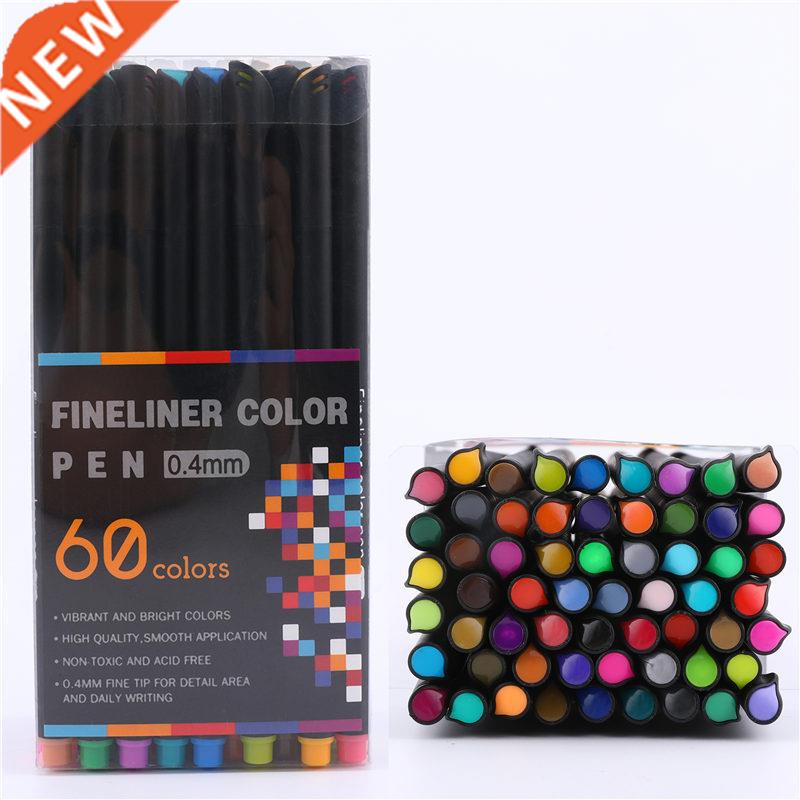 *Colored Fine Liner Pen Set Journal Pen 0.4mm Micron Fineli