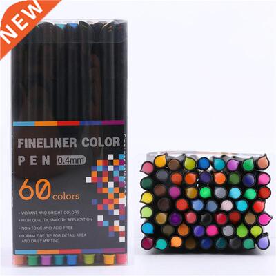 *Colored Fine Liner Pen Set Journal Pen 0.4mm Micron Fineli