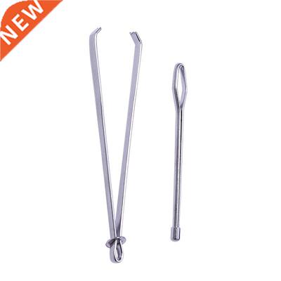 1Pair eel Elaic Cord Pincer Threader Set Belt Wearing Ro