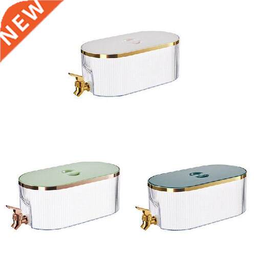 Faucet Cold Kettle with Lid 5.3L Fruit Tea Refrigerator