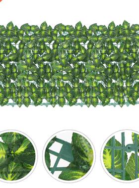 Artificial Fence Privacy Screen Simulated Leaves Fence