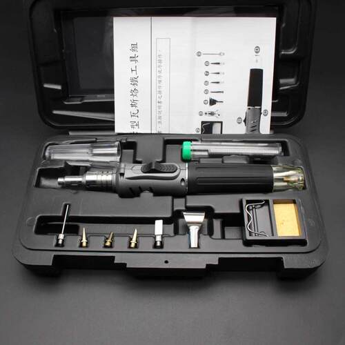 10in1 HS 1115K Gas Soldering Iron Butane Cordless Welding T