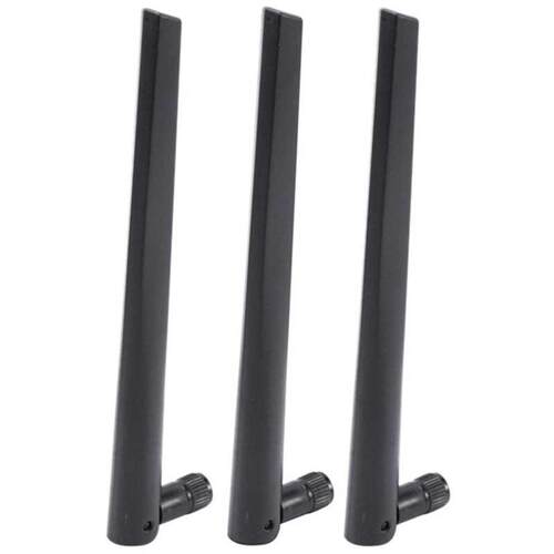 3 PCS New Metal WiFi Antenna of RP-SMA Interface with 5DBi 2