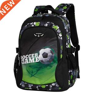printing football schoolbag cut anime backpack travel bag so