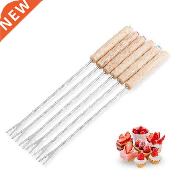Stainless Steel Chocolate Fork Hot Pot Forks Cheese Fruit