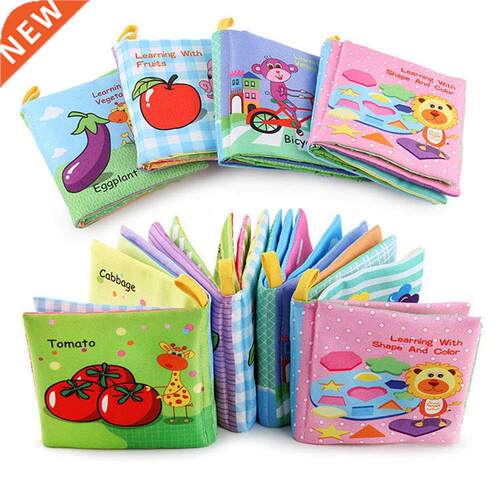 Soft Cloth Books Rustle Sound Infant Books Baby Books Quiet
