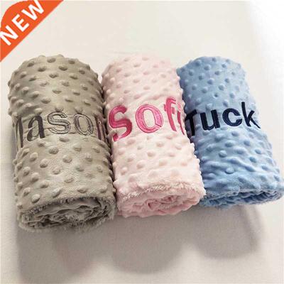 Name Personalised Newborn Baby Blanket Swaddling Baby Beddin